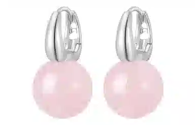 石头记 紫气东来 耳饰小众精致白 氛围感 优雅高级感 约会通勤百搭贵气感#好运礼盒款 白水晶 耳环 女款