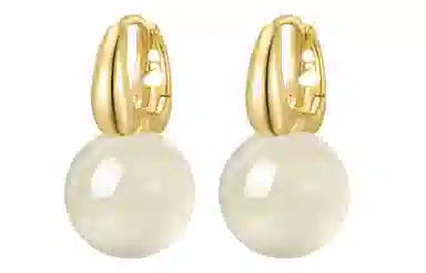 石头记 紫气东来 耳饰小众精致白 氛围感 优雅高级感 约会通勤百搭贵气感#好运礼盒款 白水晶 耳环 女款