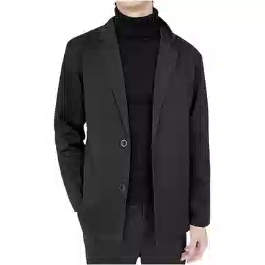 纯色简约两粒扣多季百搭休闲西服外套西装 男女同款