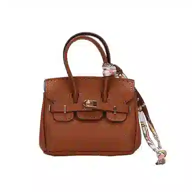 玄唐 创意硬币耳机钥匙迷你包包汽车挂饰 贵气箱包 皮革 挂件 女款