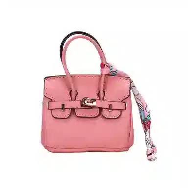 玄唐 创意硬币耳机钥匙迷你包包汽车挂饰 贵气箱包 皮革 挂件 女款