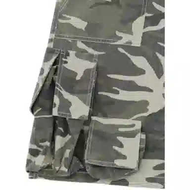 WE11DONE SS24 Camo Cargo Shorts