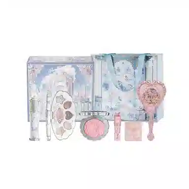 花知晓 珍珠奶油礼盒 易上色自然持久亮泽清透 八件套