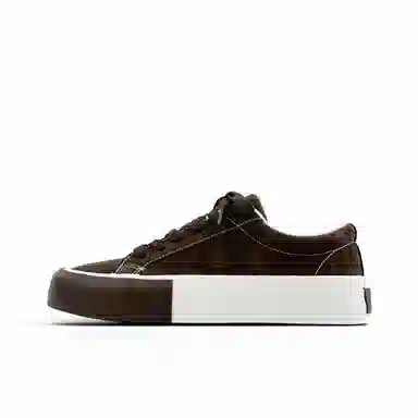 T628 Synthetic Leather Retro Low Sneakers
