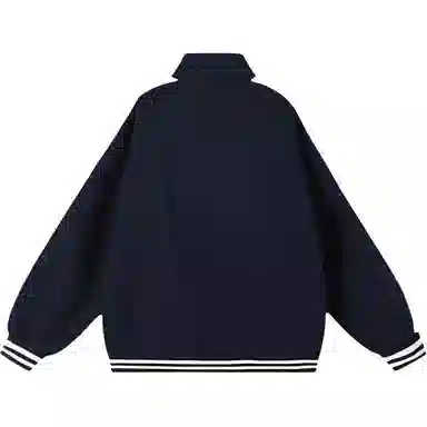 桴生 美式撞色立领休闲宽松春秋百搭情侣棒球服夹克 女款