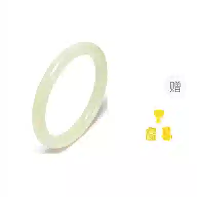 周百福 美人镯 国潮风古风新中式复古叠戴镯子叮当镯扁条手饰 汉服旗袍古风  玉髓 手镯 男女同款情侣款