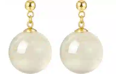 石头记 财富之石招财纳福 新中式国风设计串珠耳饰 显白贵气高级感通勤百搭 #好运 黄水晶 耳环 女款