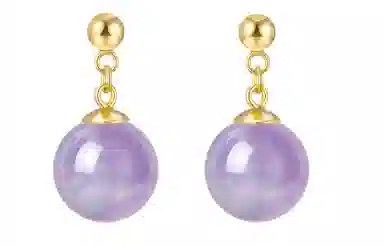 石头记 九紫离火 薰衣草耳饰 紫气东来 小众转运佛珠 招财纳福转运旺事业疗愈能量磁场#好运 礼盒装天然 紫水晶 耳环 女款