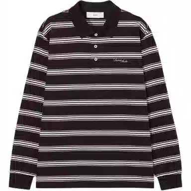 Dunst FW25 UNISEX MULTI STRIPE COLLARED T-SHIRT T