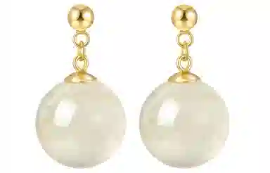 石头记 财富之石招财纳福 新中式国风设计串珠耳饰 显白贵气高级感通勤百搭 #好运 黄水晶 耳环 女款