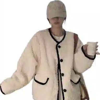 思蓓儿 宽松适中圆领长袖皮草 女款