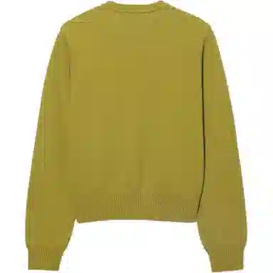 Dunst UNISEX CREWNECK KNIT CARDIGAN OLIVE KHAKI