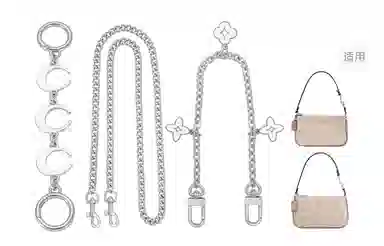 Coach Nolita19 Chain Strap Silver
