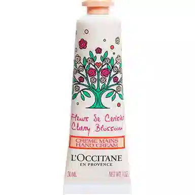 欧舒丹 限定樱花乳木果晨光叶语日落琥珀手霜唇膏 保湿滋润