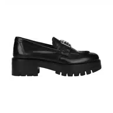 CHANEL Classic Round Toe Loafers Black
