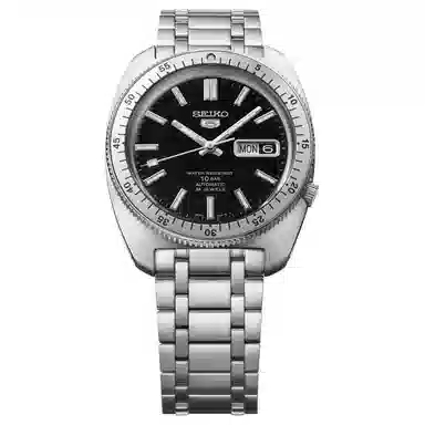 Seiko 38.2mm Black Dial