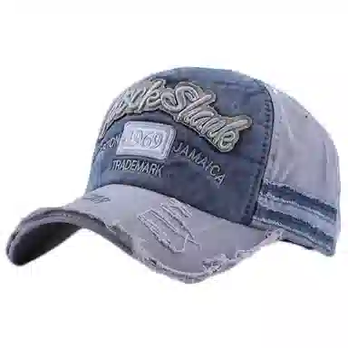 美式复古做旧磨边显脸小韩版深顶大头围宽帽檐 棉 鸭舌帽 男女同款情侣款