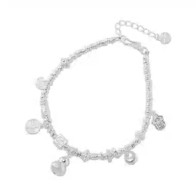 艾卡拉 国风设计 银 项链 男女同款情侣款