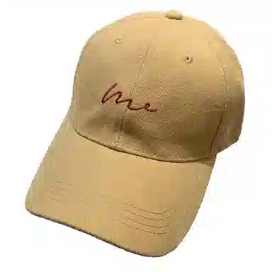 简约复古软顶大头围 大头围宽帽檐显脸小水洗字母 大帽檐 防晒 棉 鸭舌帽  男女同款情侣款