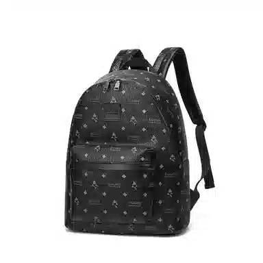 FAIRWHALE Classic Printed Backpack Black