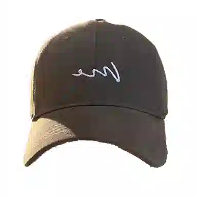 简约复古软顶大头围 大头围宽帽檐显脸小水洗字母 大帽檐 防晒 棉 鸭舌帽  男女同款情侣款