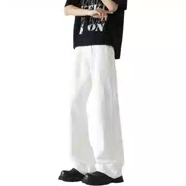 布客行 美式高街复古潮流百搭多种版型水洗做旧垂感长裤牛仔裤 男女同款