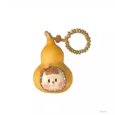 玄唐 可爱文玩雕刻萌娃卡通手机链盘玩饰品包包吊坠#好运 葫芦 挂件 男女同款情侣款