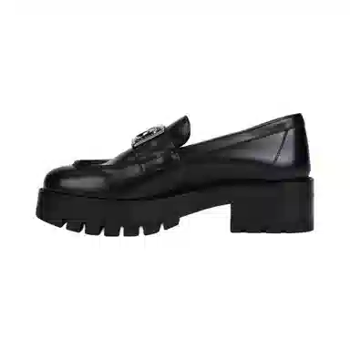 CHANEL Classic Round Toe Loafers Black
