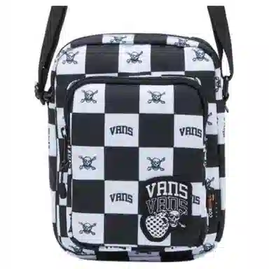 Vans Checkerboard Crossbody Bag Black White