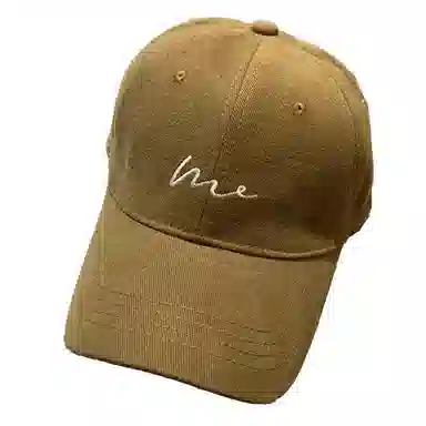 简约复古软顶大头围 大头围宽帽檐显脸小水洗字母 大帽檐 防晒 棉 鸭舌帽  男女同款情侣款