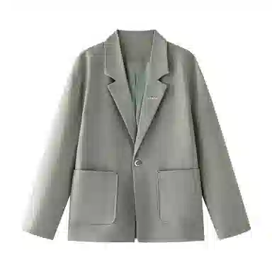 【dme】 老钱风高级感休闲西服上衣松弛感拉满气质有型纯色外套秋季时尚潮流西装 男女同款