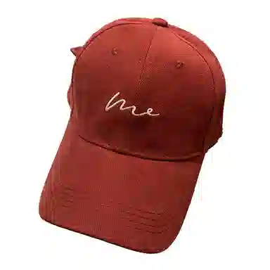 简约复古软顶大头围 大头围宽帽檐显脸小水洗字母 大帽檐 防晒 棉 鸭舌帽  男女同款情侣款