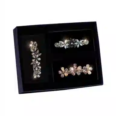 缔晶 森系清新时尚余生饰你 优雅轻奢礼盒 合金 发夹 女款