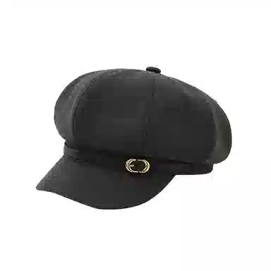 稻草人 秋冬经典百搭复古八角蓓蕾帽 日系时尚显脸小文艺报童帽 聚酯纤维 贝雷帽 女款