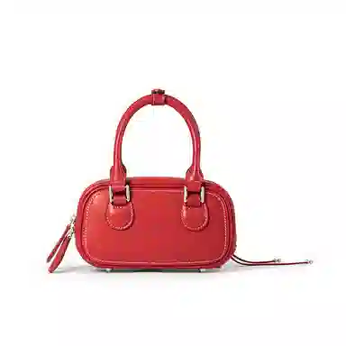 AMAZING SONG Mahjong Bag Cream Yellow/Dark Chocolate