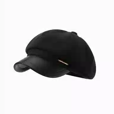 稻草人 秋冬韩系百搭显脸小八角帽 英伦复古文艺风  聚酯纤维 贝雷帽 女款