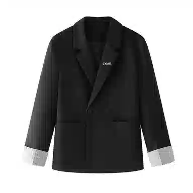 【dme】 秋季时髦双排两粒扣西服上衣气质拉满自带氛围感条纹内饰外套帅气松弛感西装 男女同款