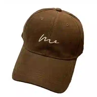 简约复古软顶大头围 大头围宽帽檐显脸小水洗字母 大帽檐 防晒 棉 鸭舌帽  男女同款情侣款