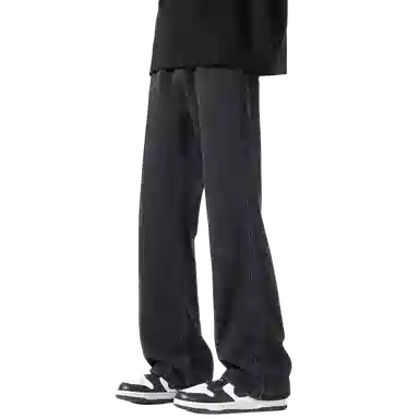 布客行 美式高街复古潮流百搭多种版型水洗做旧垂感长裤牛仔裤 男女同款