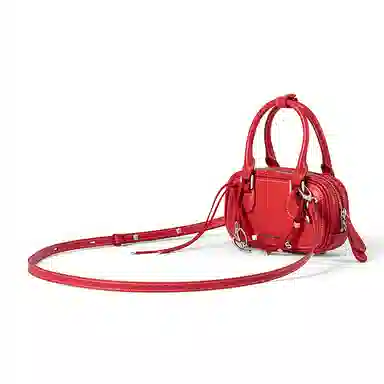 AMAZING SONG Mahjong Bag Cream Yellow/Dark Chocolate