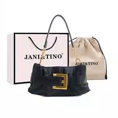 JANITINO Retro Baguette Bag