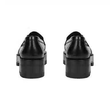 CHANEL Classic Round Toe Loafers Black