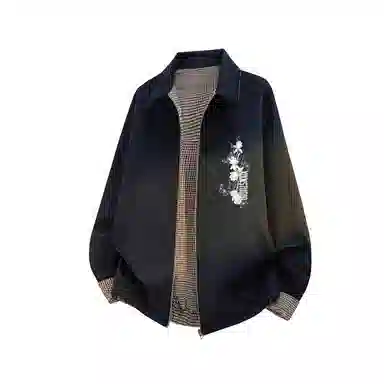 XIXN Reversible Plaid Jacket