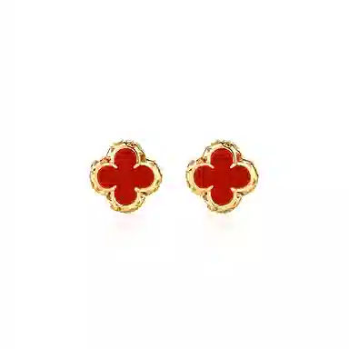 Ai De Promise Clover Stud Earrings