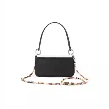 Calvin Klein Edor Woven Flower Shoulder Bag Black