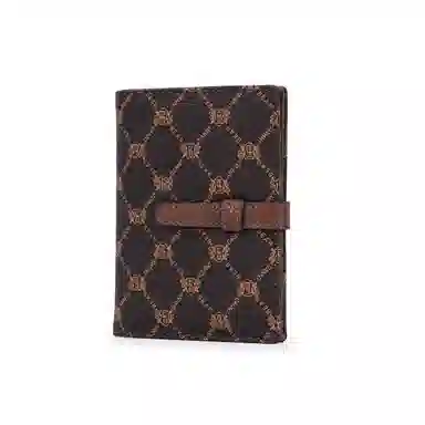 Dannybear Multi-Layer Wallet Coffee Plaid Bear