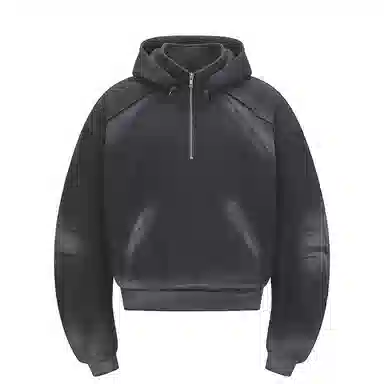 BrandName Half-Zip Hoodie