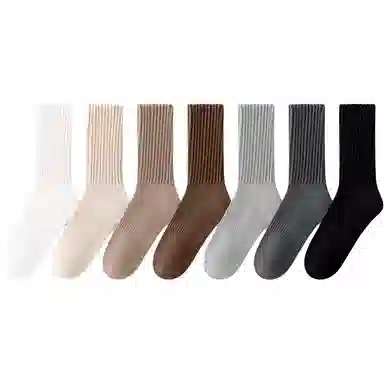 黛梦恋 加绒加厚防臭吸汗毛巾袜中筒袜 男款