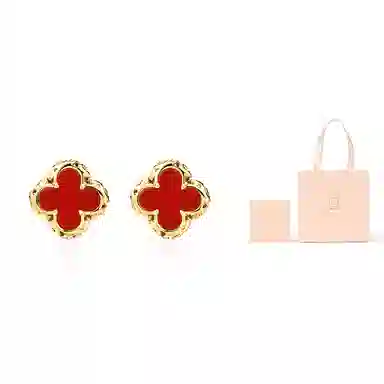 Ai De Promise Clover Stud Earrings