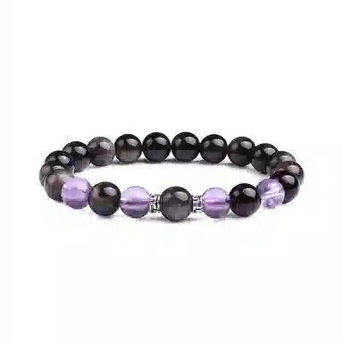 印象眸 新中式小众设计精致简约高级感气质单圈诸事顺利玉手饰 礼盒包装#好运 黑曜石 手串 男女同款情侣款